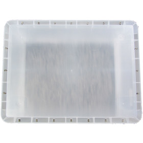 Kunststoffbehälter transparent, Größe 60x40x32cm