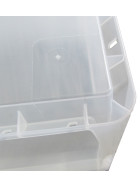 Kunststoffbehälter transparent, Größe 40x30x22cm Europalette